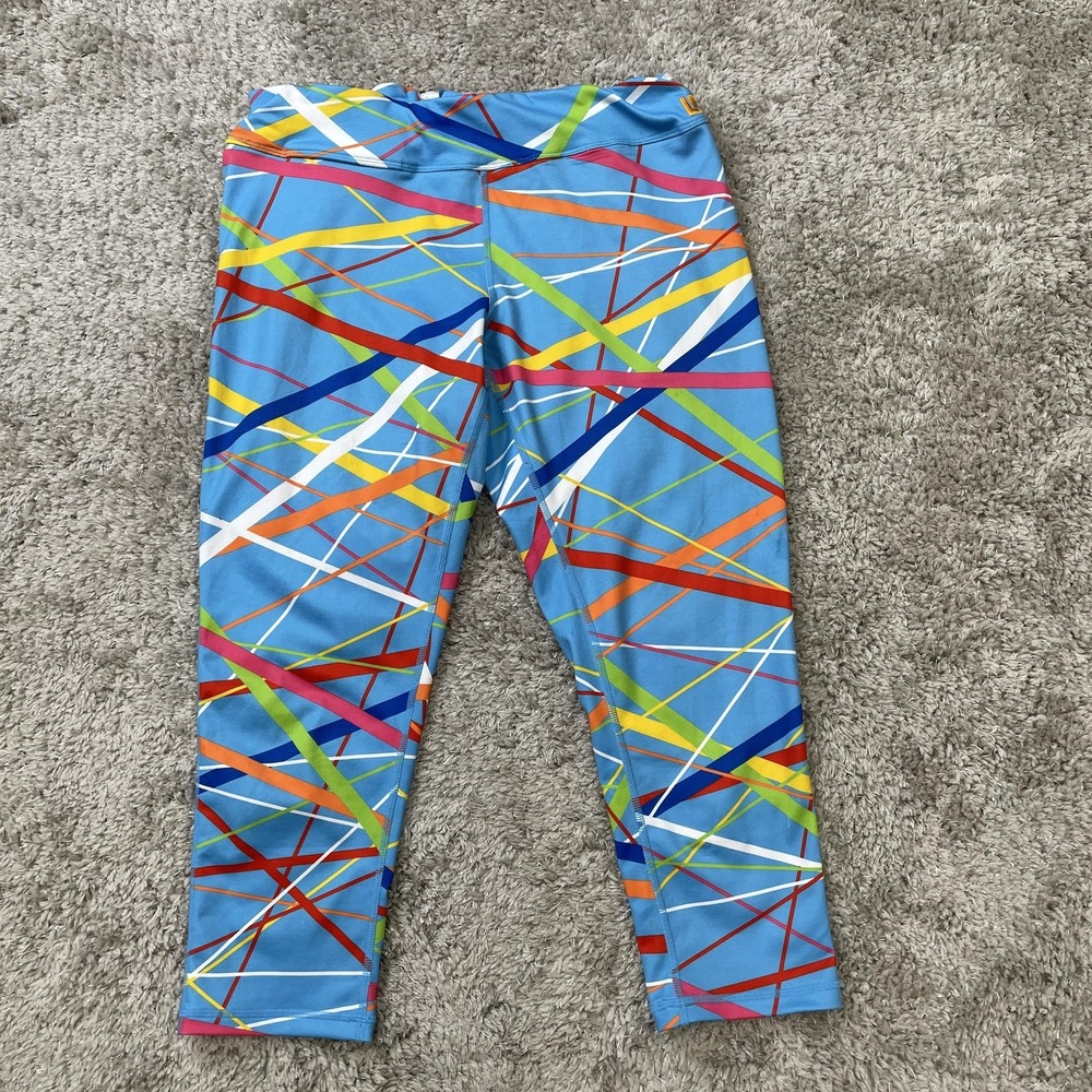 Loudmouth Pants Womens Large Multicolor Golf Athletic Leggings Loud Print